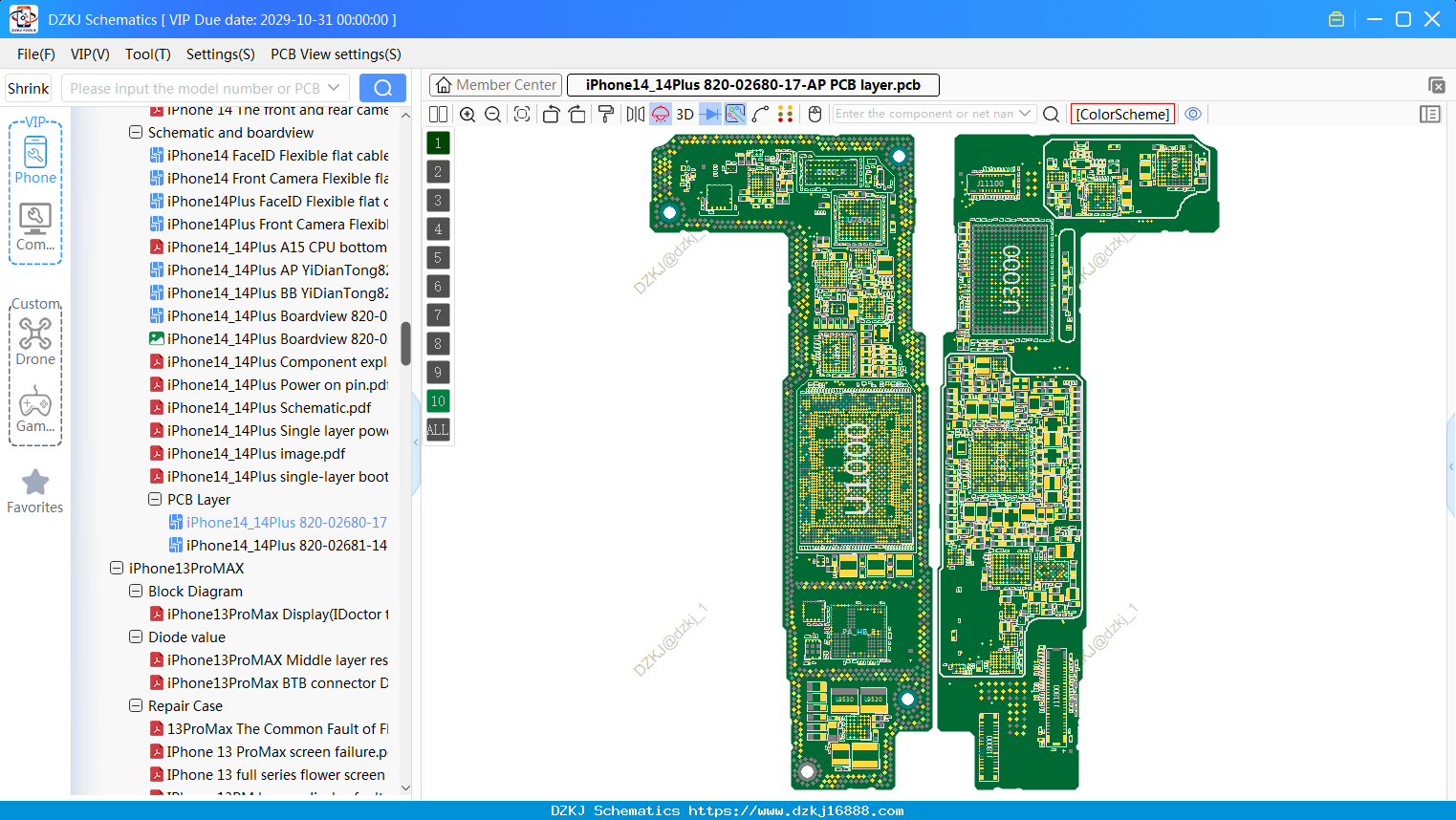 IPhone14_14Plus 820-02680-17-AP PCB Layer